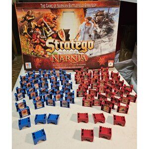 The Chronicles Of Narnia Stratego Board Game Milton Bradley Preowned COMPLETE